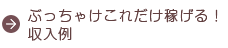 ぶっちゃけこれだけ稼げる!収入例